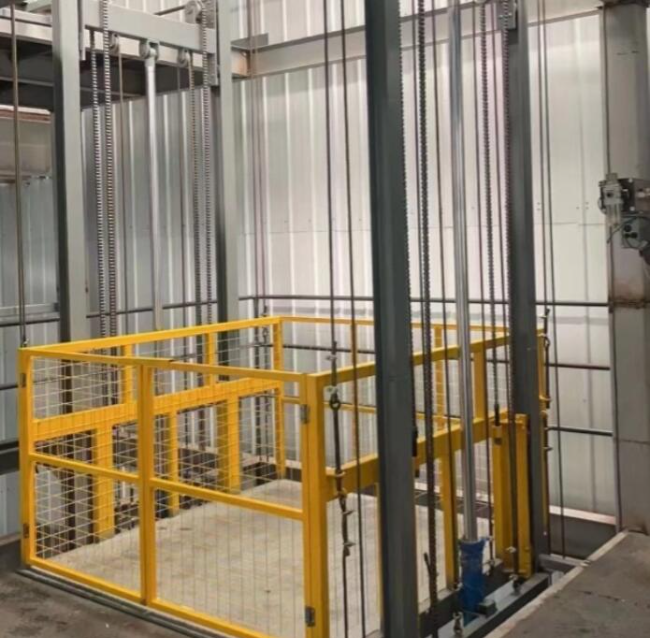 英州镇导轨式升降机一般加工周期